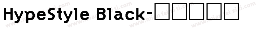 HypeStyle Black字体转换